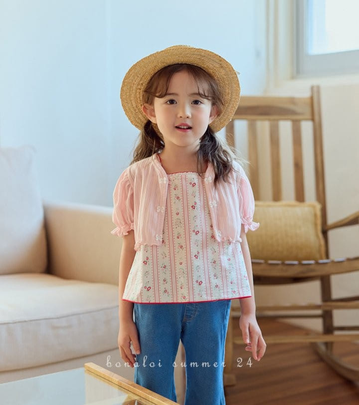 Bonaloi - Korean Children Fashion - #kidzfashiontrend - Ribbon Bolero - 7