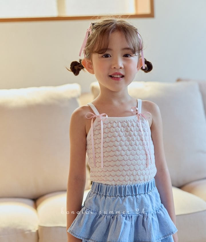 Bonaloi - Korean Children Fashion - #littlefashionista - Mayo Sleeveless Tee - 11