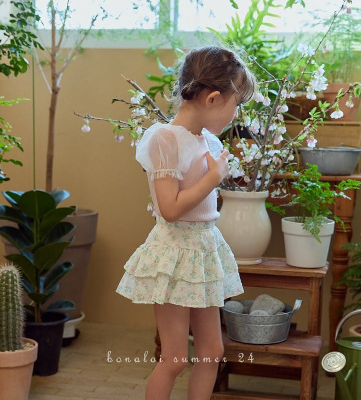 Bonaloi - Korean Children Fashion - #magicofchildhood - Allene Two Layered Skirt - 4