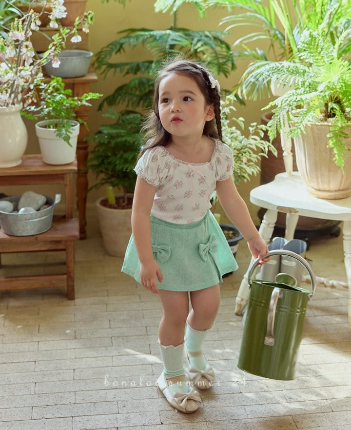 Bonaloi - Korean Children Fashion - #prettylittlegirls - Lindsey Puff Tee - 2