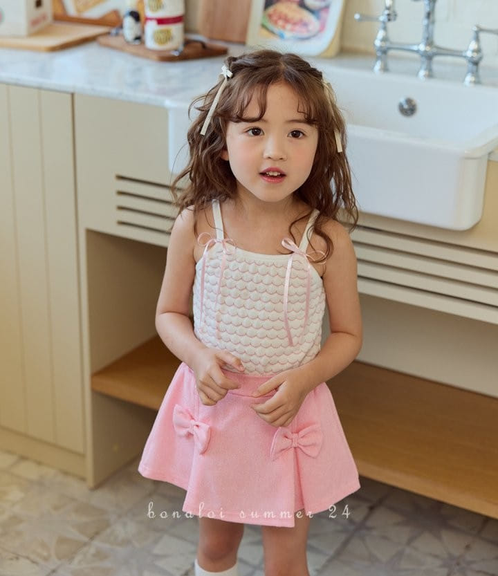 Bonaloi - Korean Children Fashion - #stylishchildhood - Mayo Sleeveless Tee