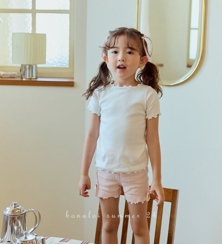 Bonaloi - Korean Children Fashion - #toddlerclothing - Soft Interlon Tee - 3