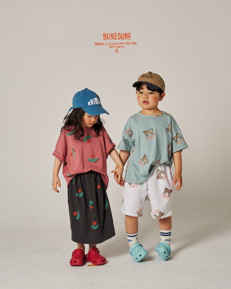 Boneoune - Korean Children Fashion - #designkidswear - Cheetah Mini Terry Pants - 7