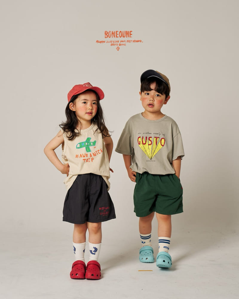 Boneoune - Korean Children Fashion - #designkidswear - Gusto Tee - 4