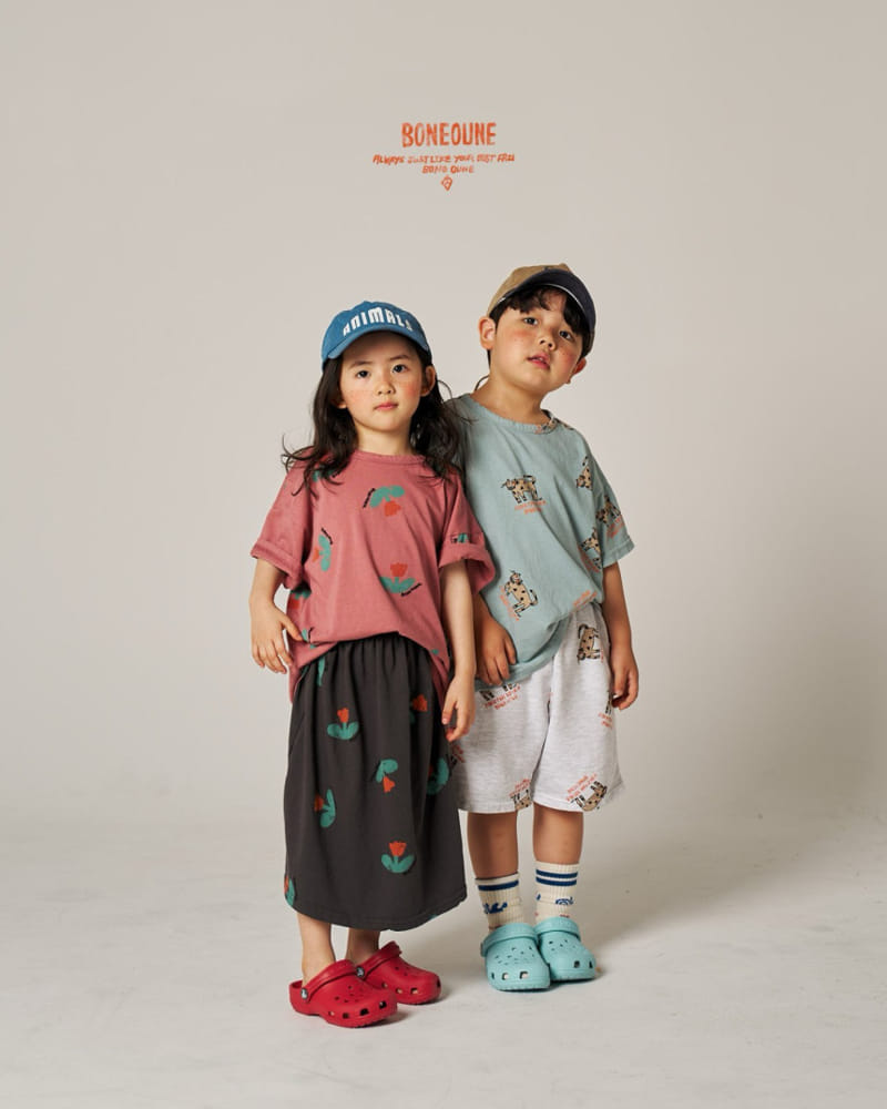 Boneoune - Korean Children Fashion - #kidsshorts - Cheetah Mini Terry Pants - 10