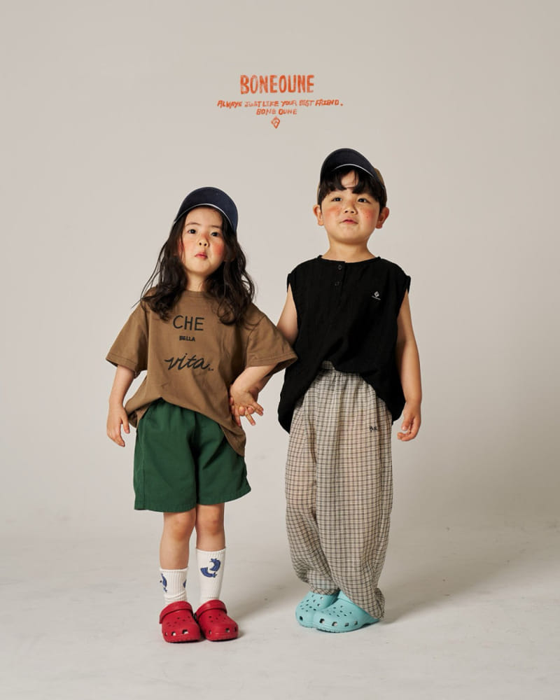 Boneoune - Korean Children Fashion - #kidsshorts - Bita Tee - 9