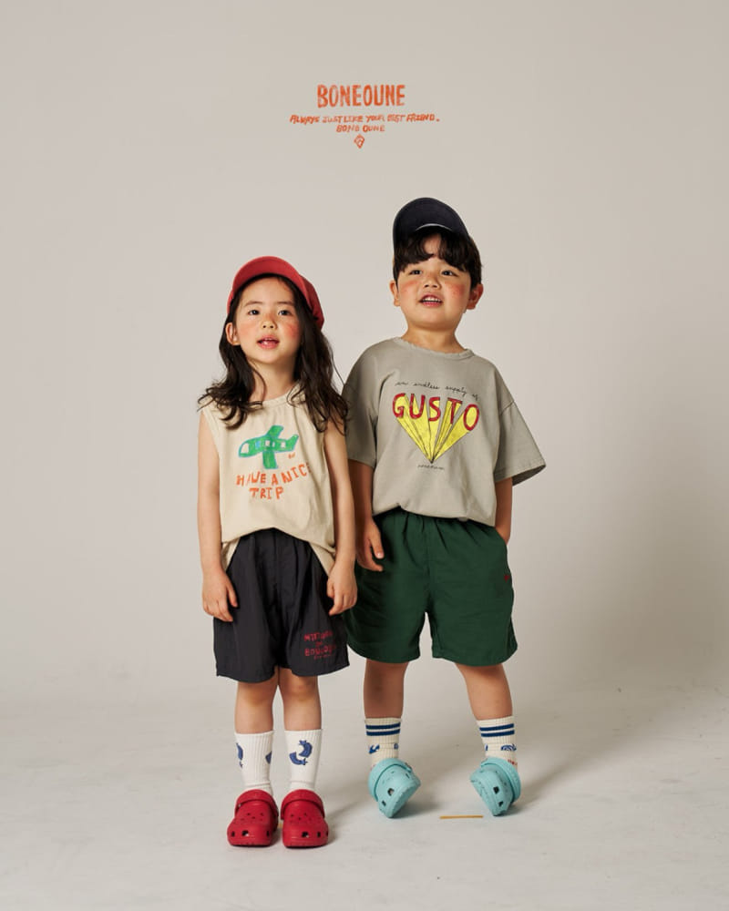 Boneoune - Korean Children Fashion - #kidsstore - Gusto Tee - 7