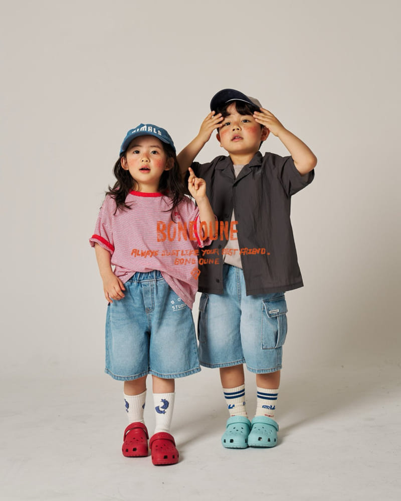 Boneoune - Korean Children Fashion - #todddlerfashion - Roy  Shorts - 8