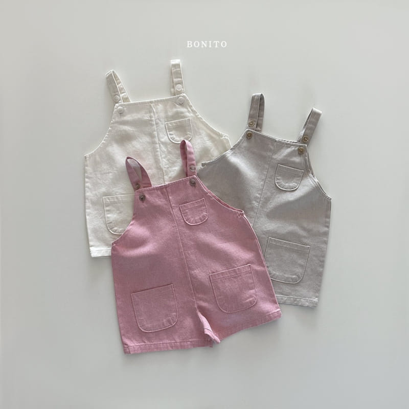 Bonito - Korean Baby Fashion - #babyboutique - Pig Dungarees Pants - 2