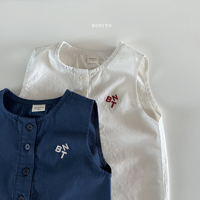 Bonito - Korean Baby Fashion - #smilingbaby - L Sleeveless Overalls - 4
