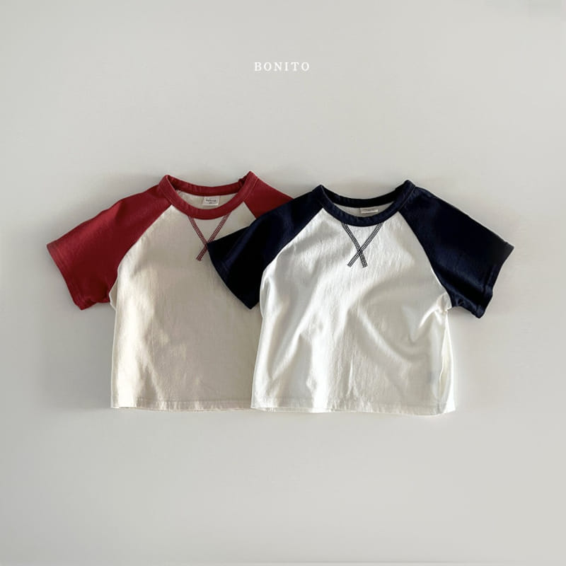 Bonito - Korean Baby Fashion - #babyboutique - Raglan Guy Short Sleeve Tee - 2