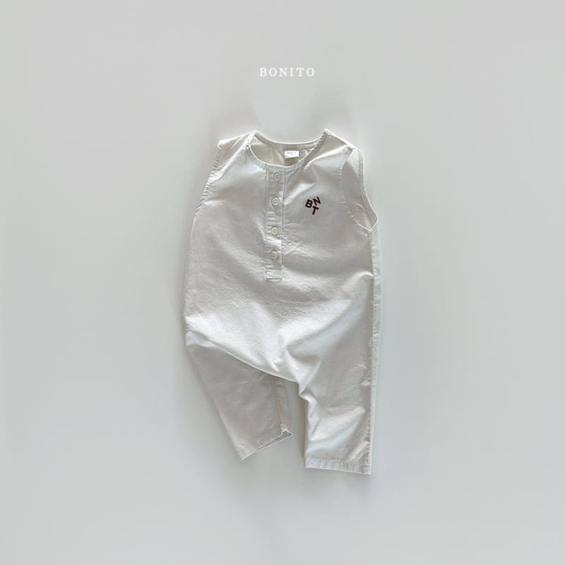 Bonito - Korean Baby Fashion - #babyboutiqueclothing - L Sleeveless Overalls - 5