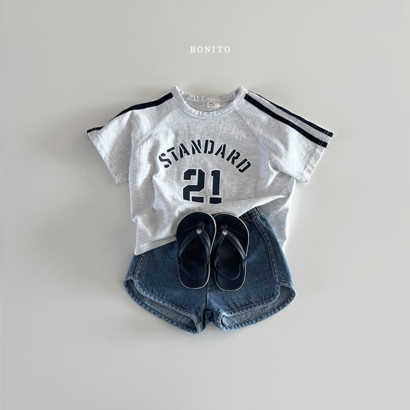 Bonito - Korean Baby Fashion - #babyboutiqueclothing - Piping Denim Shorts - 11