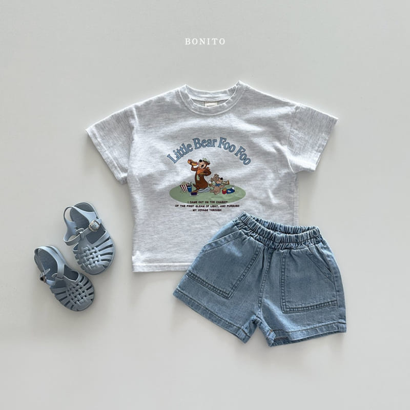 Bonito - Korean Baby Fashion - #babyboutiqueclothing - Fatigue Denim Shorts - 7