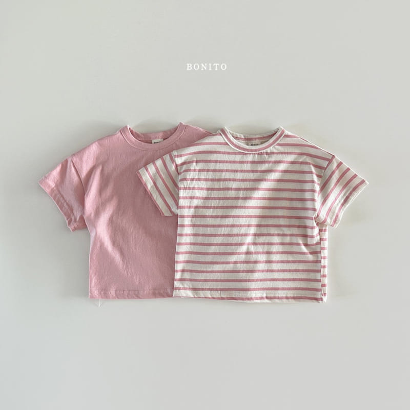 Bonito - Korean Baby Fashion - #babyclothing - 1+1 Short Sleeve Tee - 5