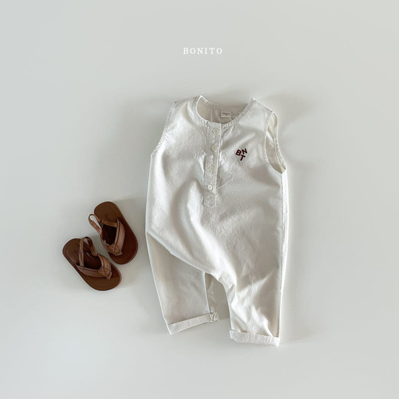 Bonito - Korean Baby Fashion - #babyclothing - L Sleeveless Overalls - 6