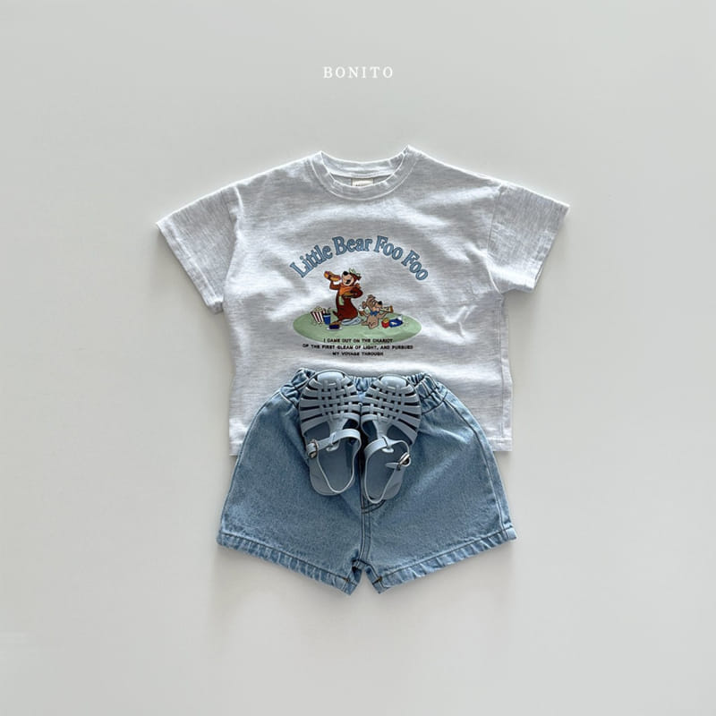 Bonito - Korean Baby Fashion - #babyclothing - Fatigue Denim Shorts - 8