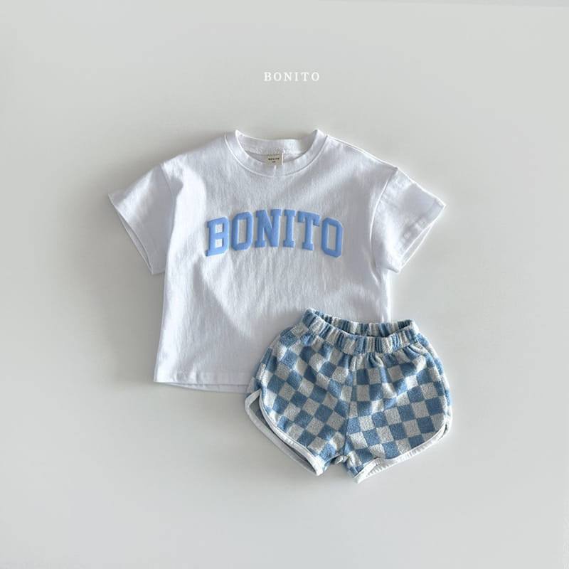 Bonito - Korean Baby Fashion - #babyfashion - Terry Check Shorts - 3