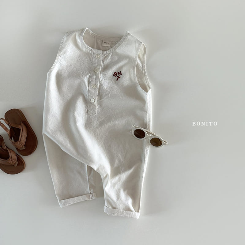 Bonito - Korean Baby Fashion - #babyfashion - L Sleeveless Overalls - 7