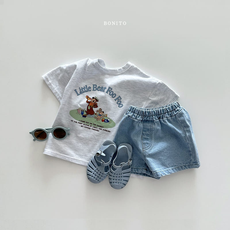 Bonito - Korean Baby Fashion - #babyfashion - Fatigue Denim Shorts - 9