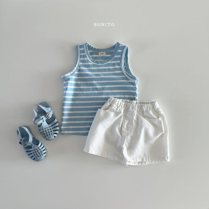 Bonito - Korean Baby Fashion - #babyfever - ST Sleeveless Tee - 9