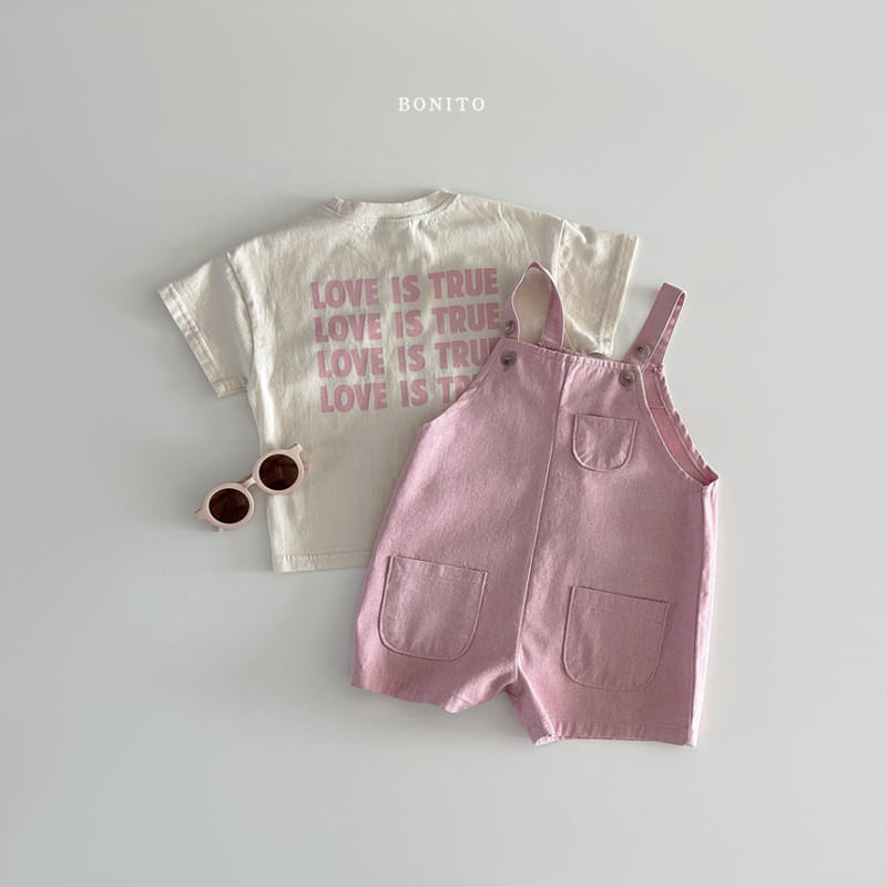 Bonito - Korean Baby Fashion - #babygirlfashion - Pig Dungarees Pants - 7