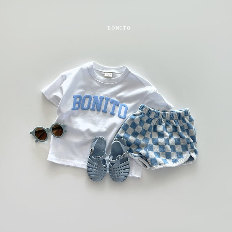 Bonito - Korean Baby Fashion - #babygirlfashion - Terry Check Shorts - 5