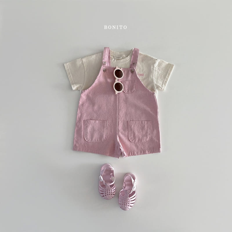 Bonito - Korean Baby Fashion - #babylifestyle - Pig Dungarees Pants - 8