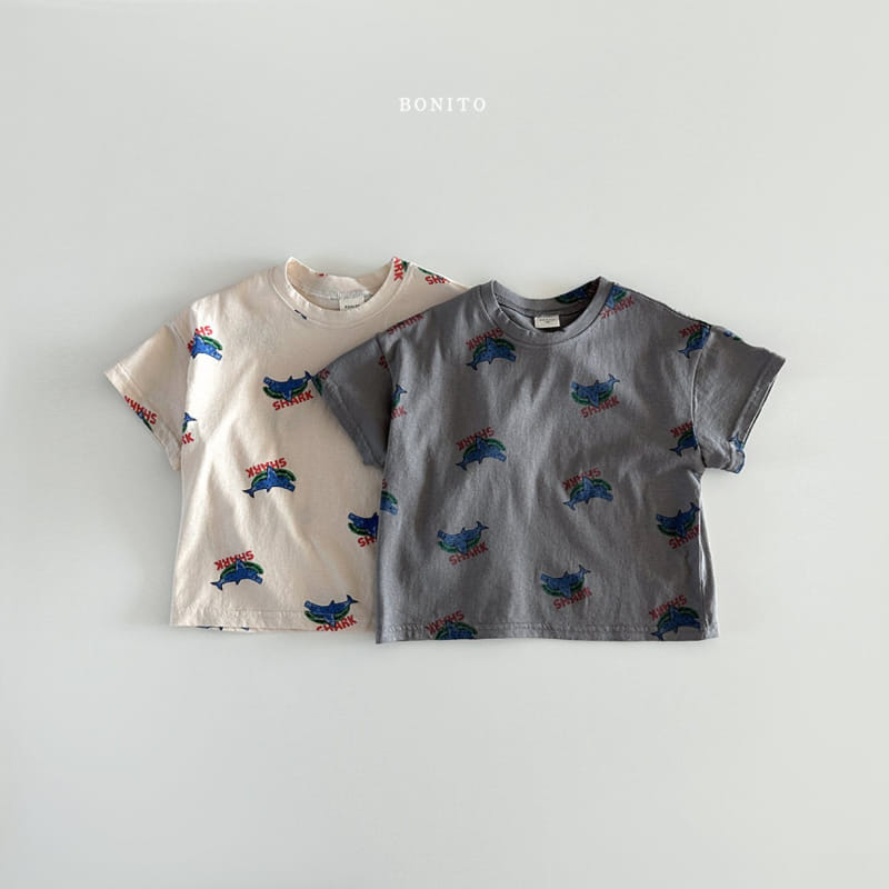 Bonito - Korean Baby Fashion - #babylifestyle - Shark Tee - 2