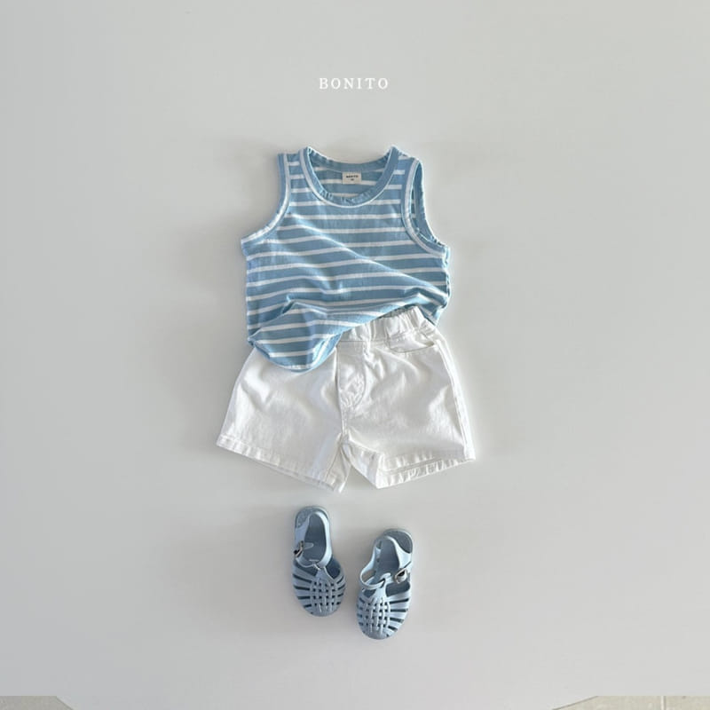 Bonito - Korean Baby Fashion - #babylifestyle - ST Sleeveless Tee - 11