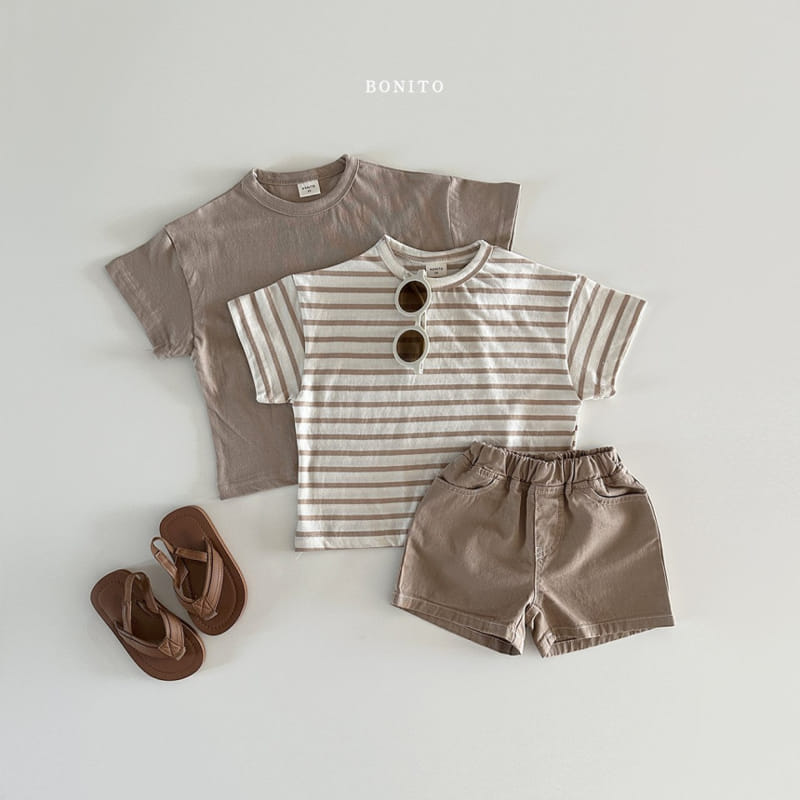 Bonito - Korean Baby Fashion - #babyootd - 1+1 Short Sleeve Tee - 11