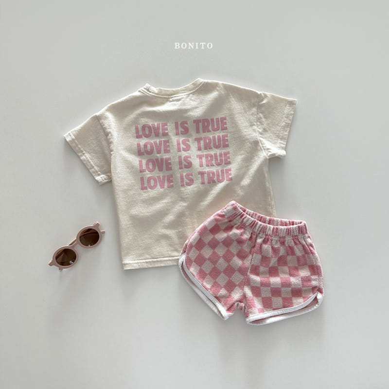 Bonito - Korean Baby Fashion - #babyootd - Terry Check Shorts - 8