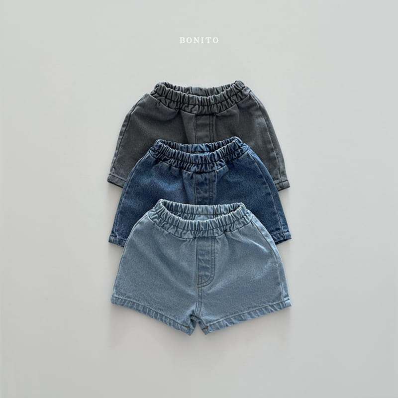 Bonito - Korean Baby Fashion - #babyootd - Denim Shorts - 2