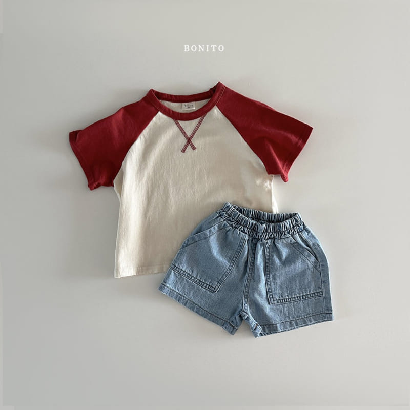 Bonito - Korean Baby Fashion - #babyootd - Raglan Guy Short Sleeve Tee - 10