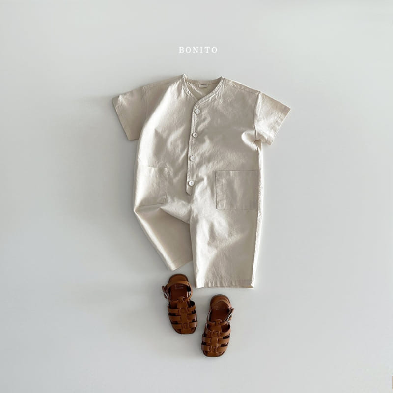 Bonito - Korean Baby Fashion - #babyootd - L Short Sleeve Overalls - 7