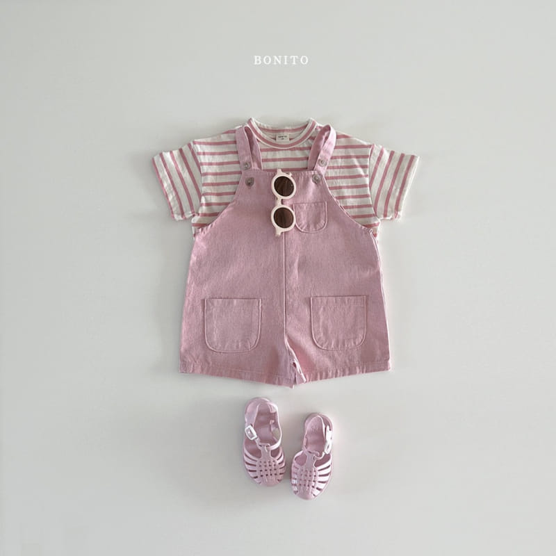 Bonito - Korean Baby Fashion - #babyoutfit - Pig Dungarees Pants - 11