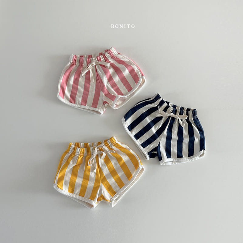 Bonito - Korean Baby Fashion - #babyoutfit - Vertical Piping Shorts
