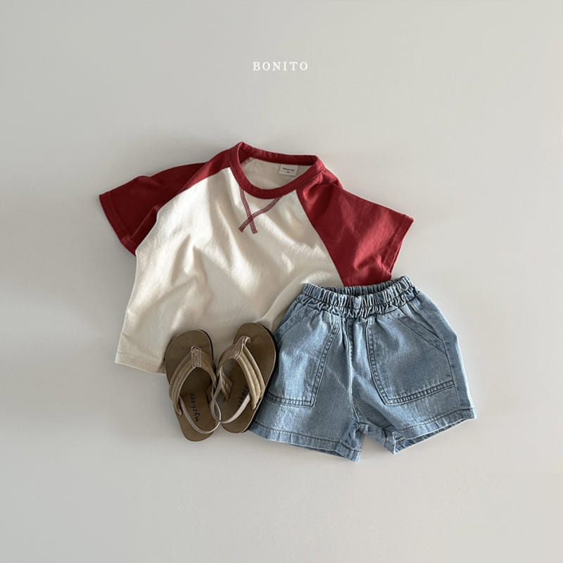 Bonito - Korean Baby Fashion - #babyoutfit - Raglan Guy Short Sleeve Tee - 11