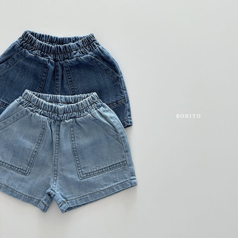 Bonito - Korean Baby Fashion - #babywear - Fatigue Denim Shorts - 2