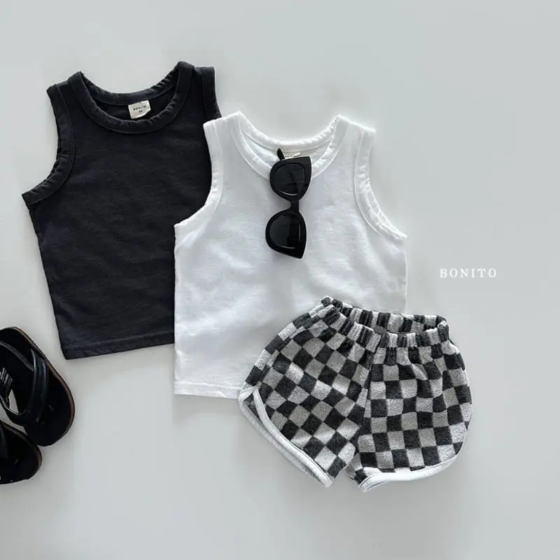 Bonito - Korean Baby Fashion - #babywear - 1+1 Sleeveless Tee - 5