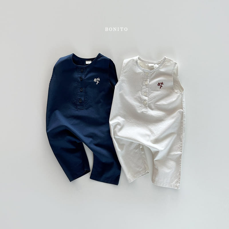 Bonito - Korean Baby Fashion - #onlinebabyboutique - L Sleeveless Overalls