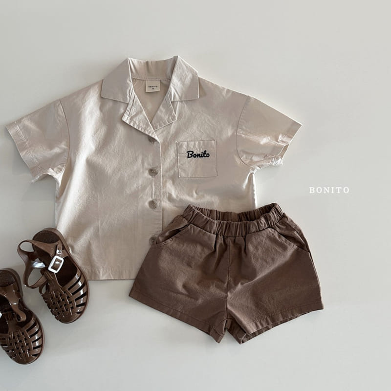 Bonito - Korean Baby Fashion - #onlinebabyboutique - Pocket Shirt - 5