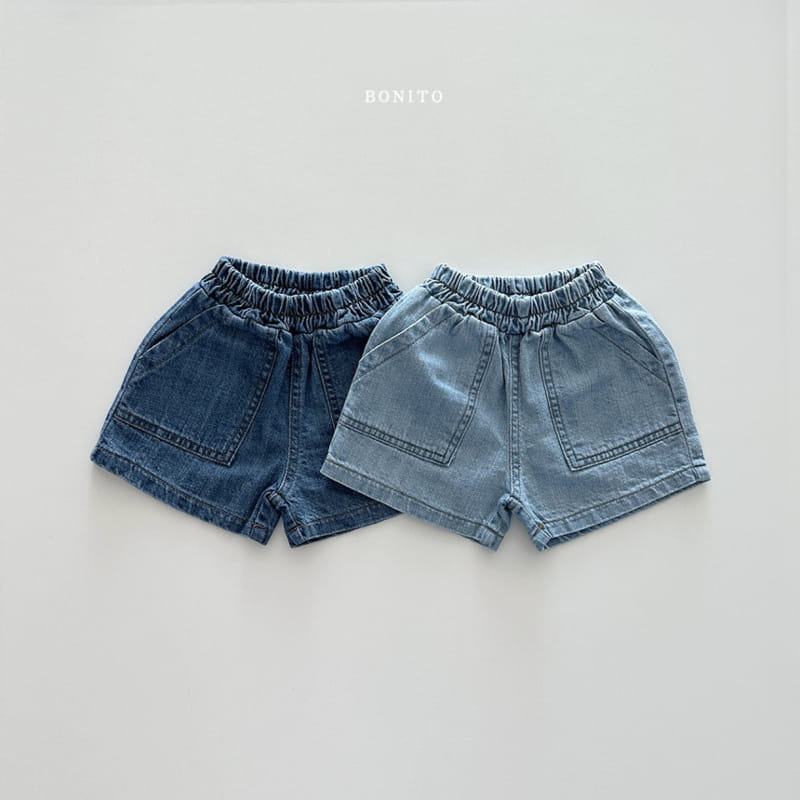 Bonito - Korean Baby Fashion - #onlinebabyboutique - Fatigue Denim Shorts - 3