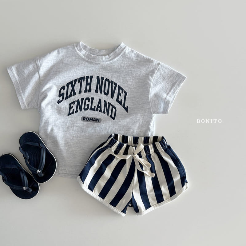 Bonito - Korean Baby Fashion - #onlinebabyshop - Vertical Piping Shorts - 5