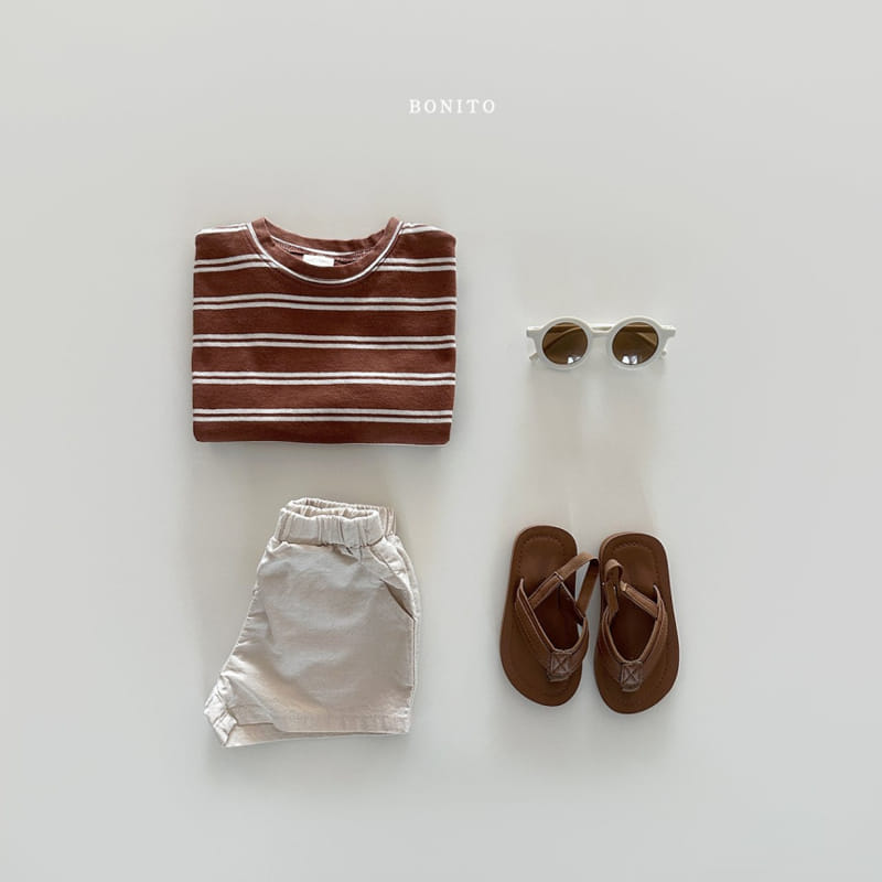 Bonito - Korean Baby Fashion - #onlinebabyshop - Two Line ST Tee - 9