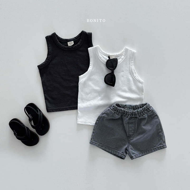 Bonito - Korean Baby Fashion - #onlinebabyshop - 1+1 Sleeveless Tee - 7