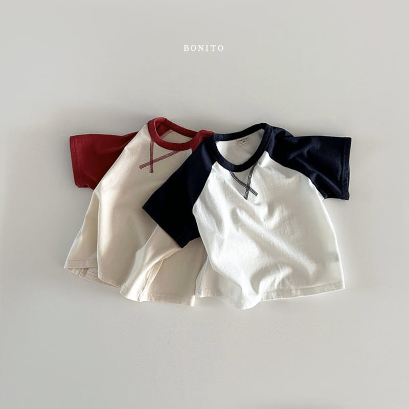 Bonito - Korean Baby Fashion - #smilingbaby - Raglan Guy Short Sleeve Tee