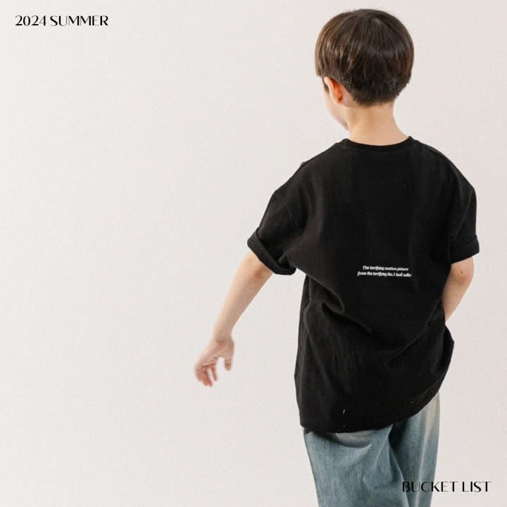 Bucket List - Korean Children Fashion - #childofig - Jaws Printing Short Sleeve Tee - 7