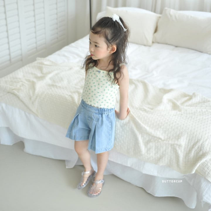 Buttercup - Korean Children Fashion - #kidzfashiontrend - Pleats Denim Pants - 4