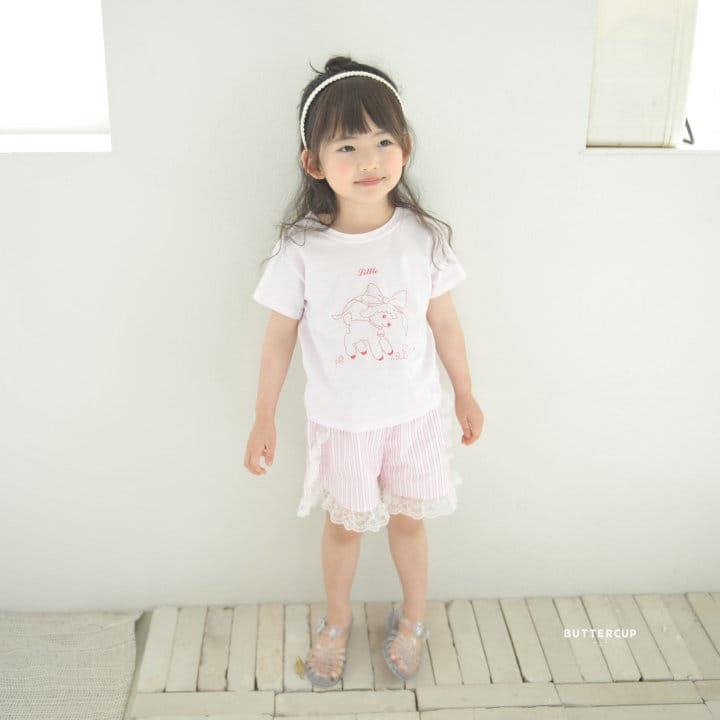 Buttercup - Korean Children Fashion - #childofig - Lace Vertical Pin Pants - 7